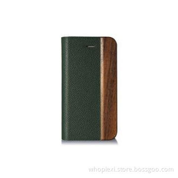 Iphone 4S PU Leather Cell Phone Case , Hand Made Leather Fo